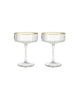 RIBBED CHAMPAGNE GLASS