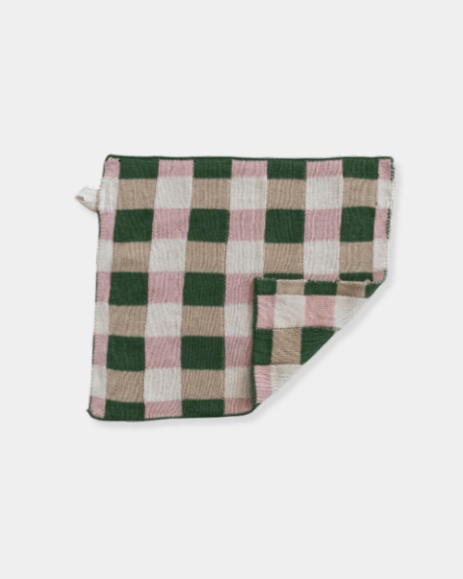 PINK COTTON KNIT DISH CLOTH