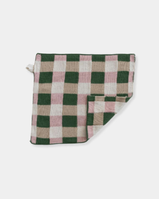 PINK COTTON KNIT DISH CLOTH