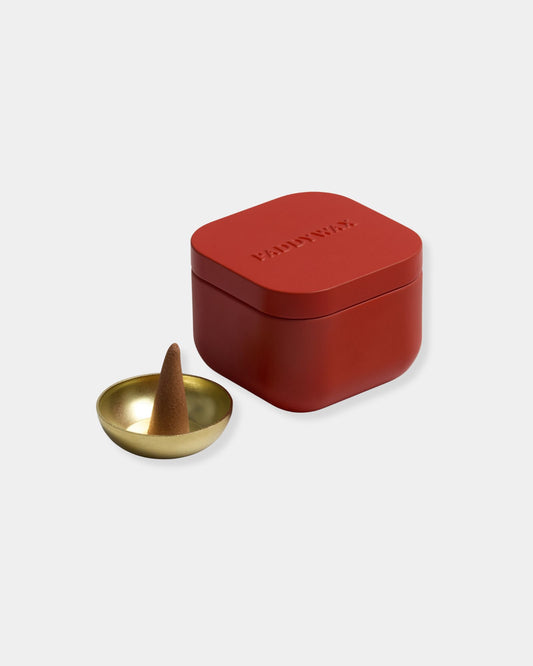 POPPY INCENSE CONES & HOLDER