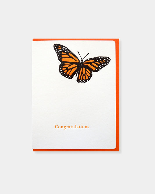 CONGRATS BUTTERFLY - CARD
