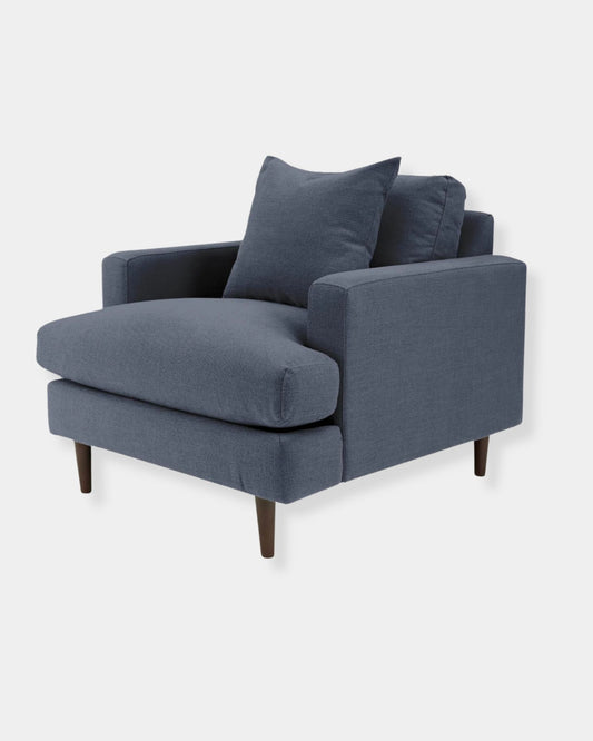 MARTHA CLUB CHAIR - BEACH INDIGO