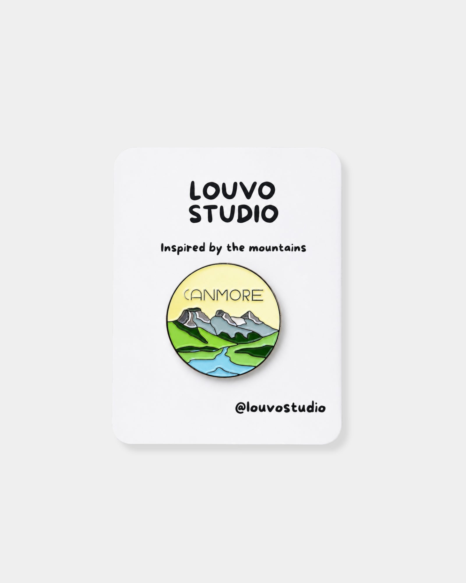 YELLOW CANMORE - ENAMEL PIN