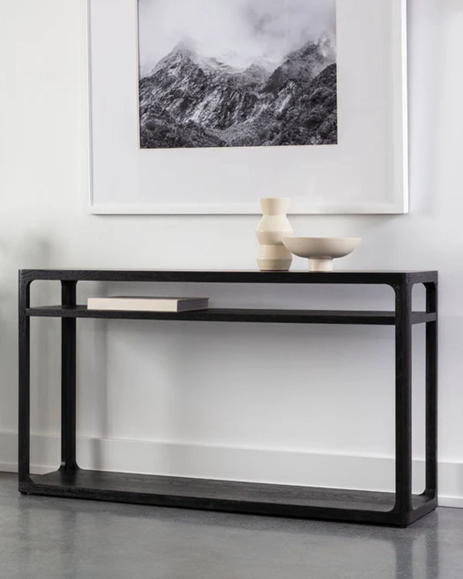 DONCASTER CONSOLE TABLE - BLACK