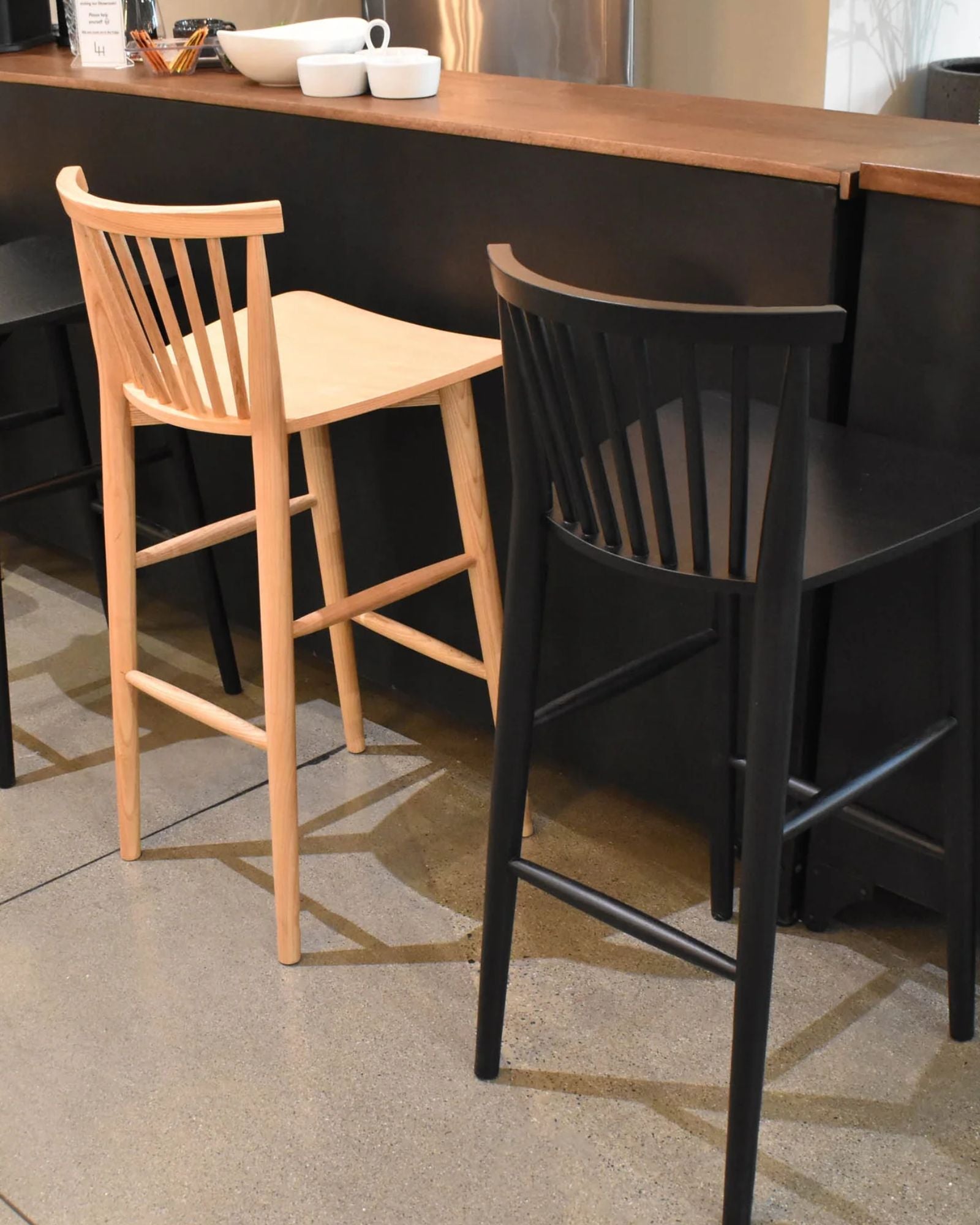 EASTON COUNTER STOOL - BLACK
