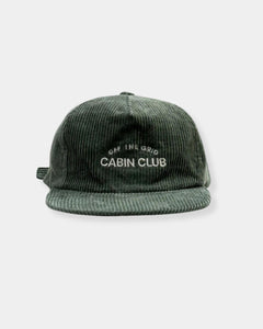 CABIN CLUB CORDUROY HAT - CACTUS