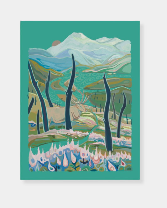LIFE BETWEEN THE TREES - PRINT - 12X16