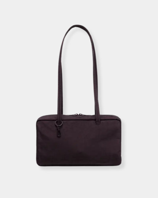 NYLON BOWLER BAG - CHOCOLATE PLUM
