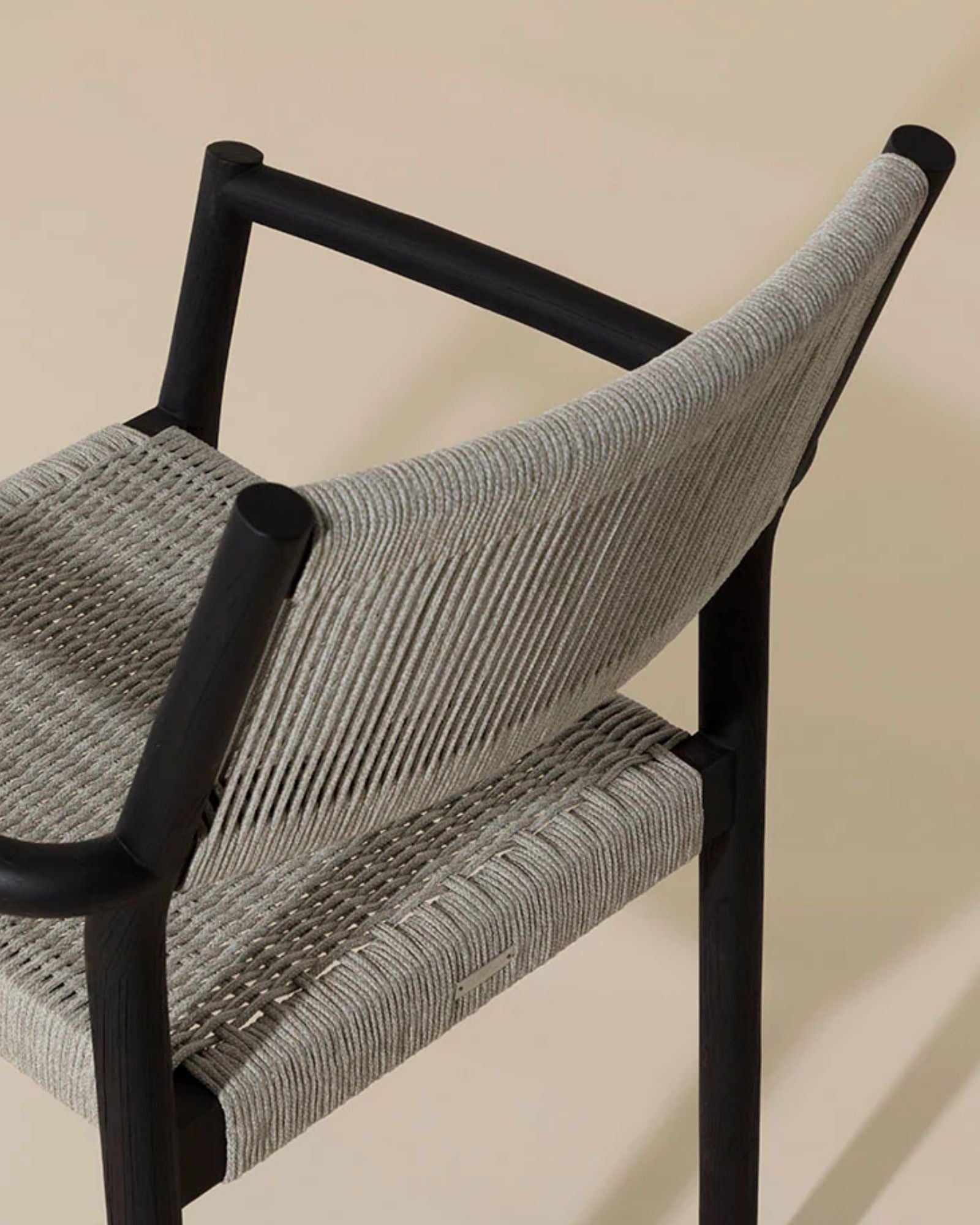 KAVALA STACKABLE DINING CHAIR - CHARCOAL