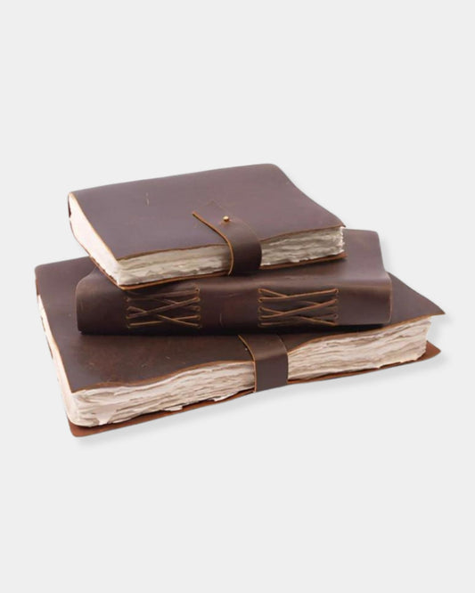 CHOCOLATE - LEATHER JOURNAL - L
