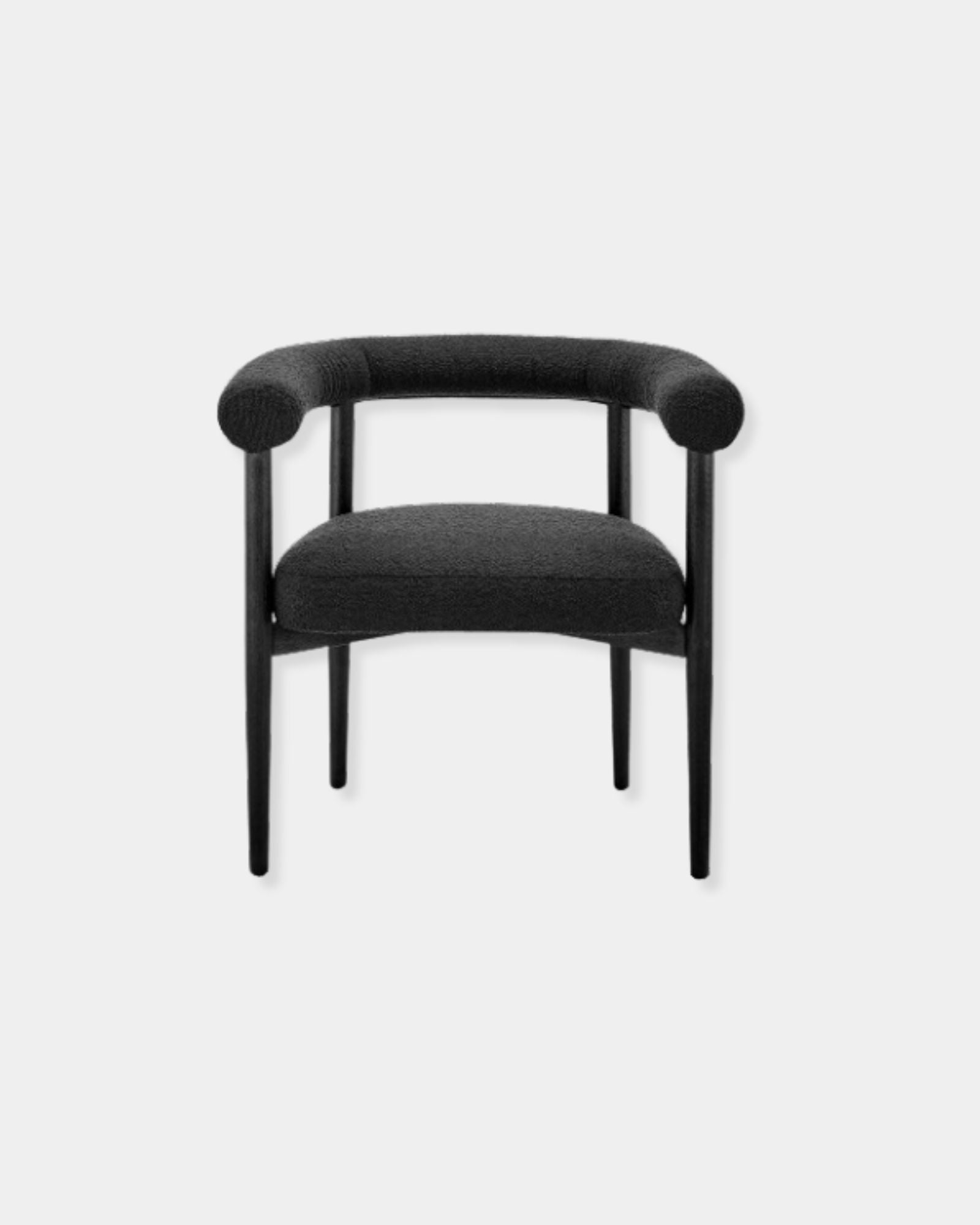 KEANU CHAIR - BOUCLE BLACK