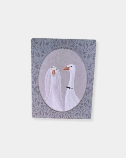 VICTORIAN GOOSE WEDDING - CARD
