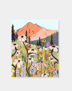 MOUNTAIN WILDFLOWERS -  8.5x11 PRINT