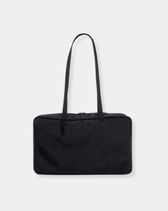 MEDIUM NYLON BOWLER BAG - BLACK