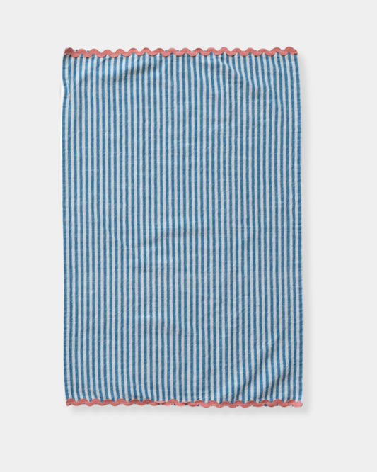 BLUE STRIPED - TEA TOWEL