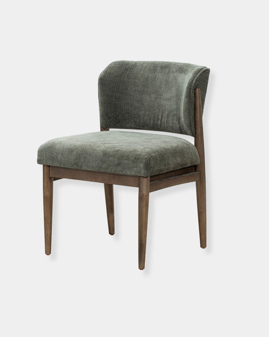ATHENS CHAIR OLIVE CHENILLE - SET OF 2