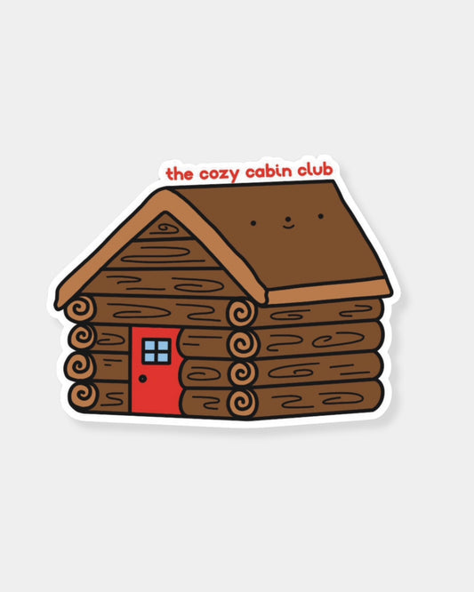 COZY CABIN CLUB - STICKER