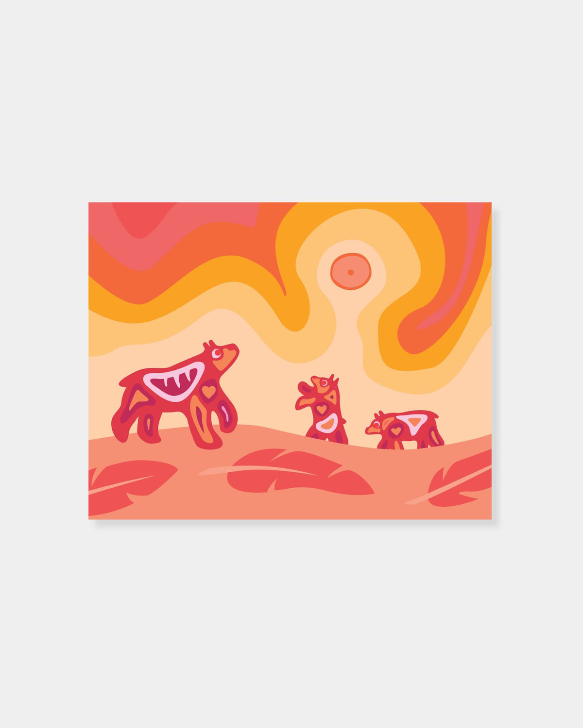 ORANGE PEYAKOSKAN SUMMER - 11X14 PRINT