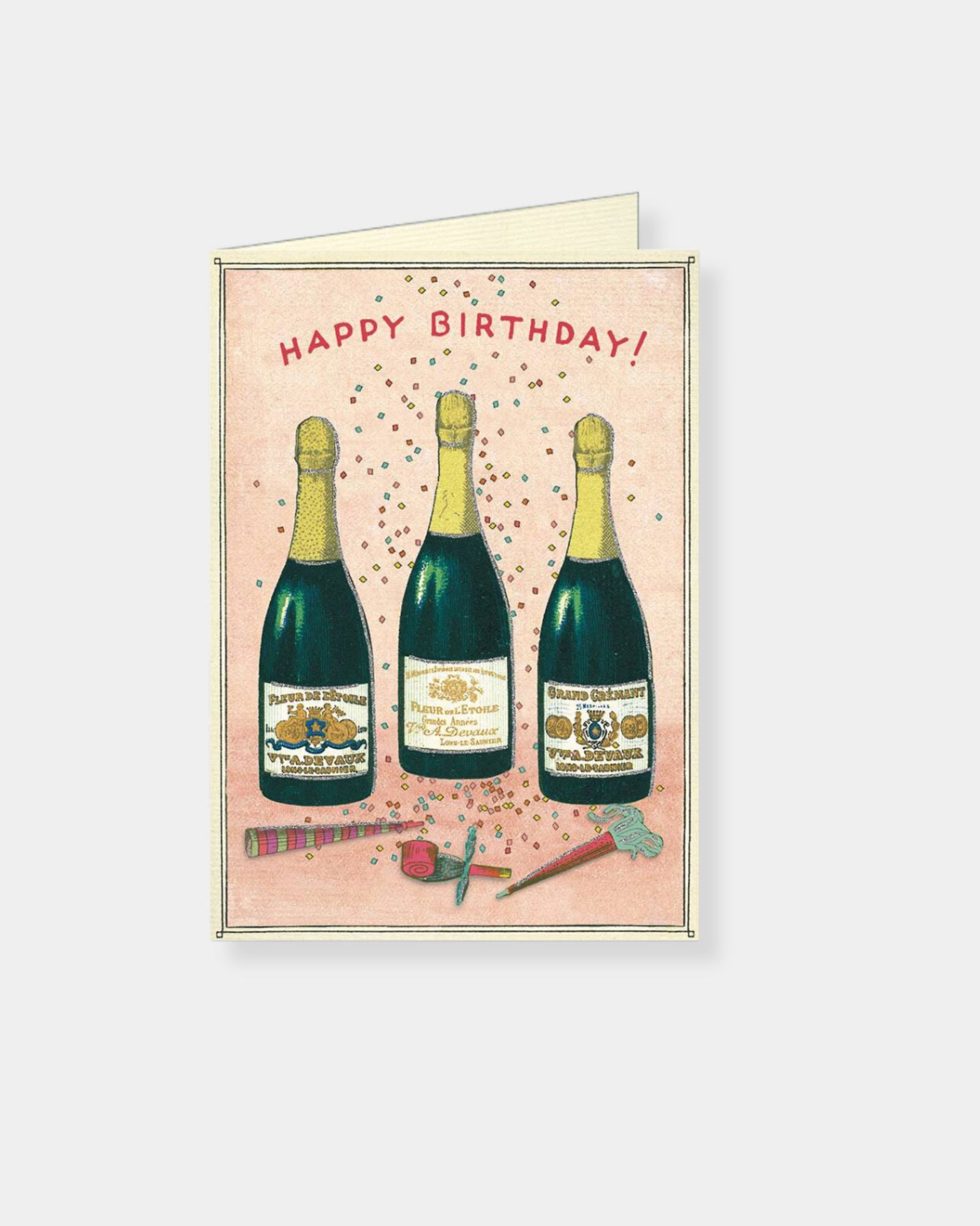 HAPPY BIRTHDAY CHAMPAGNE - CARD