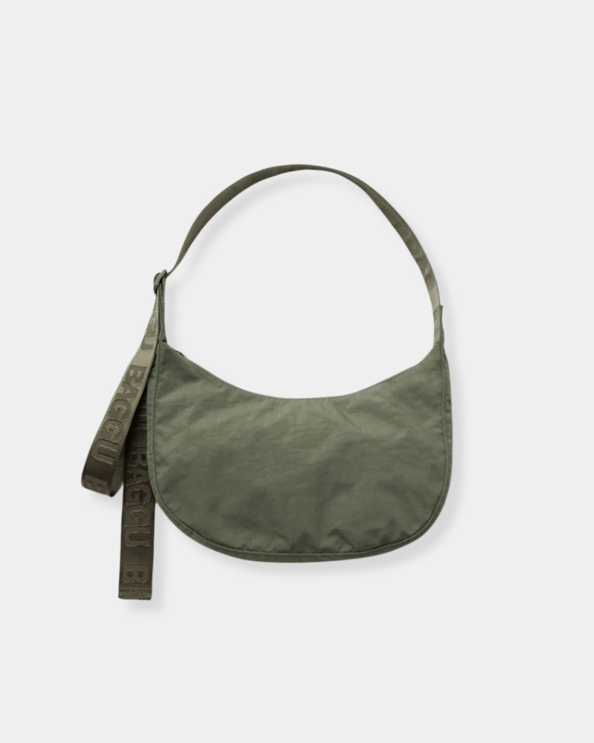MEDIUM NYLON CRESCENT BAG - CAPER