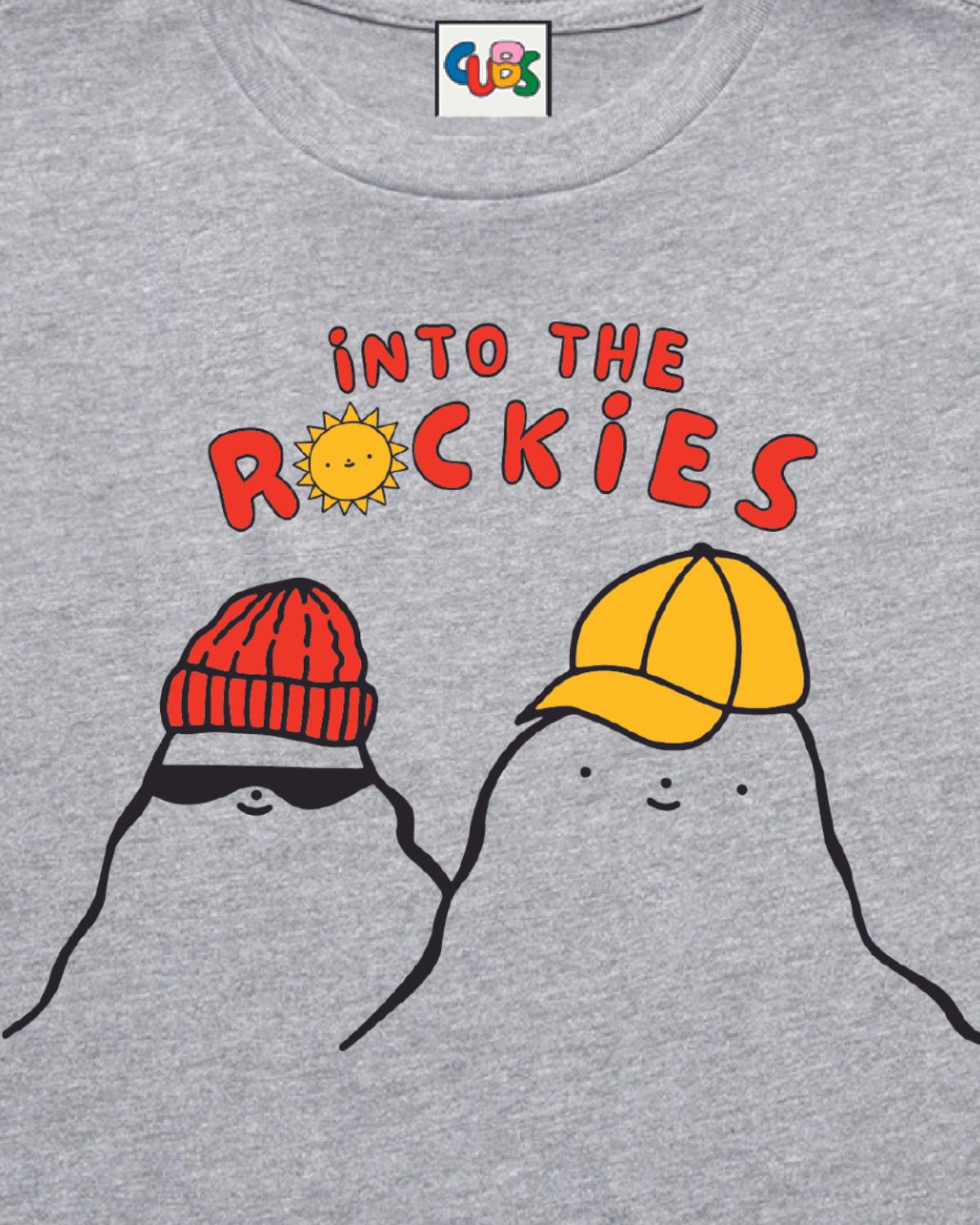 INTO THE ROCKIES GREY T-SHIRT