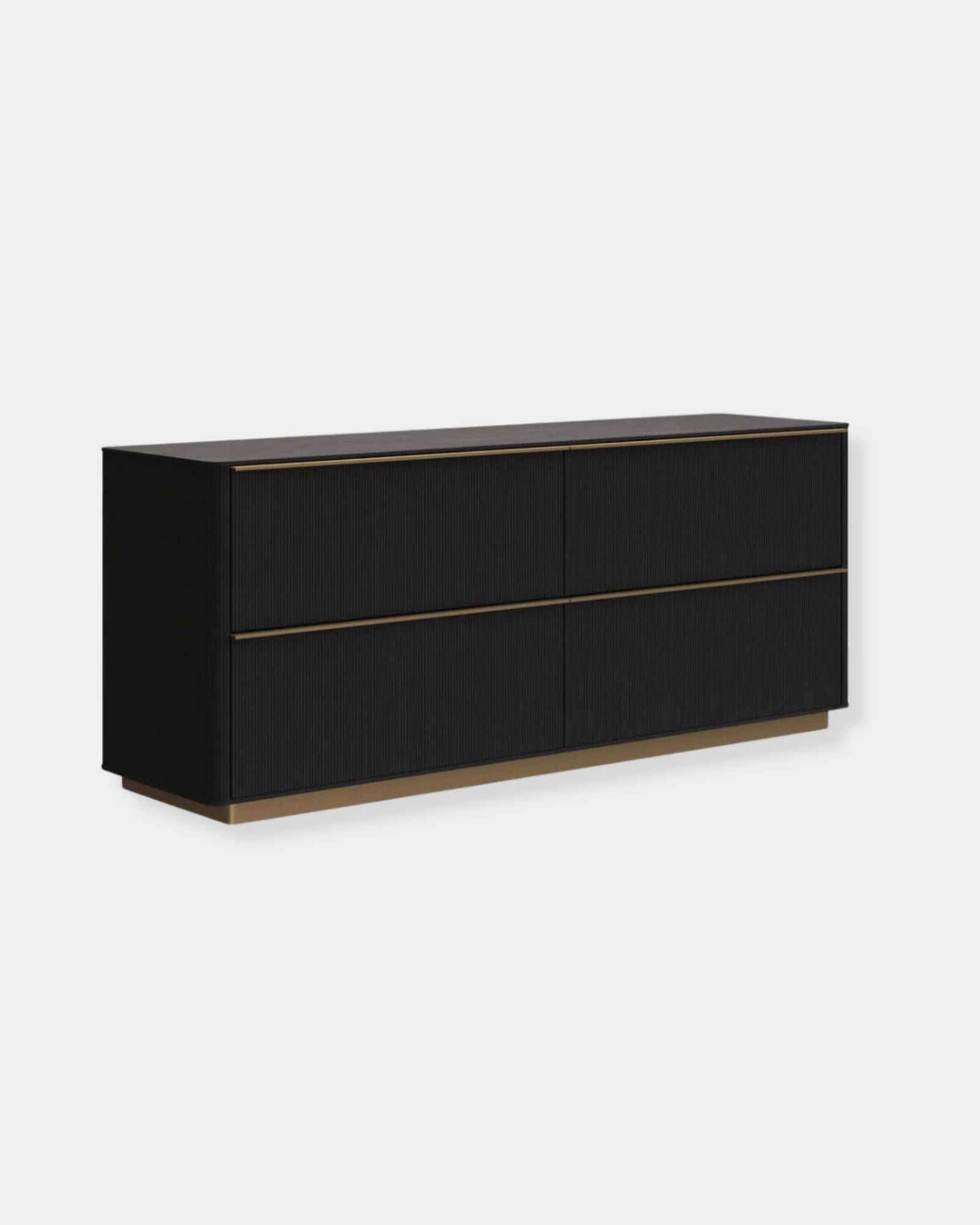 KALLA 4-DRAWER DRESSER - CHARCOAL