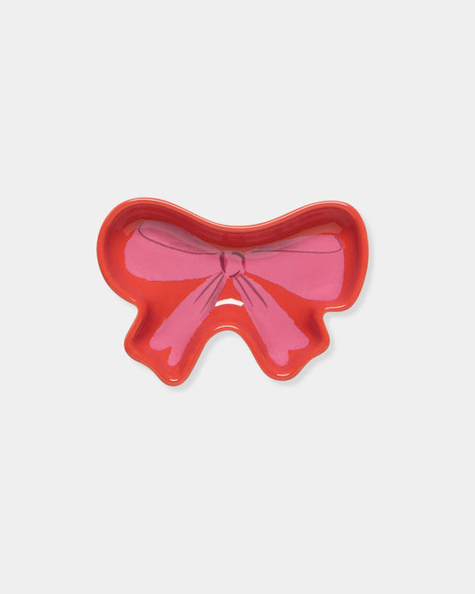 PINK BOWTIQUE SHAPED DISH
