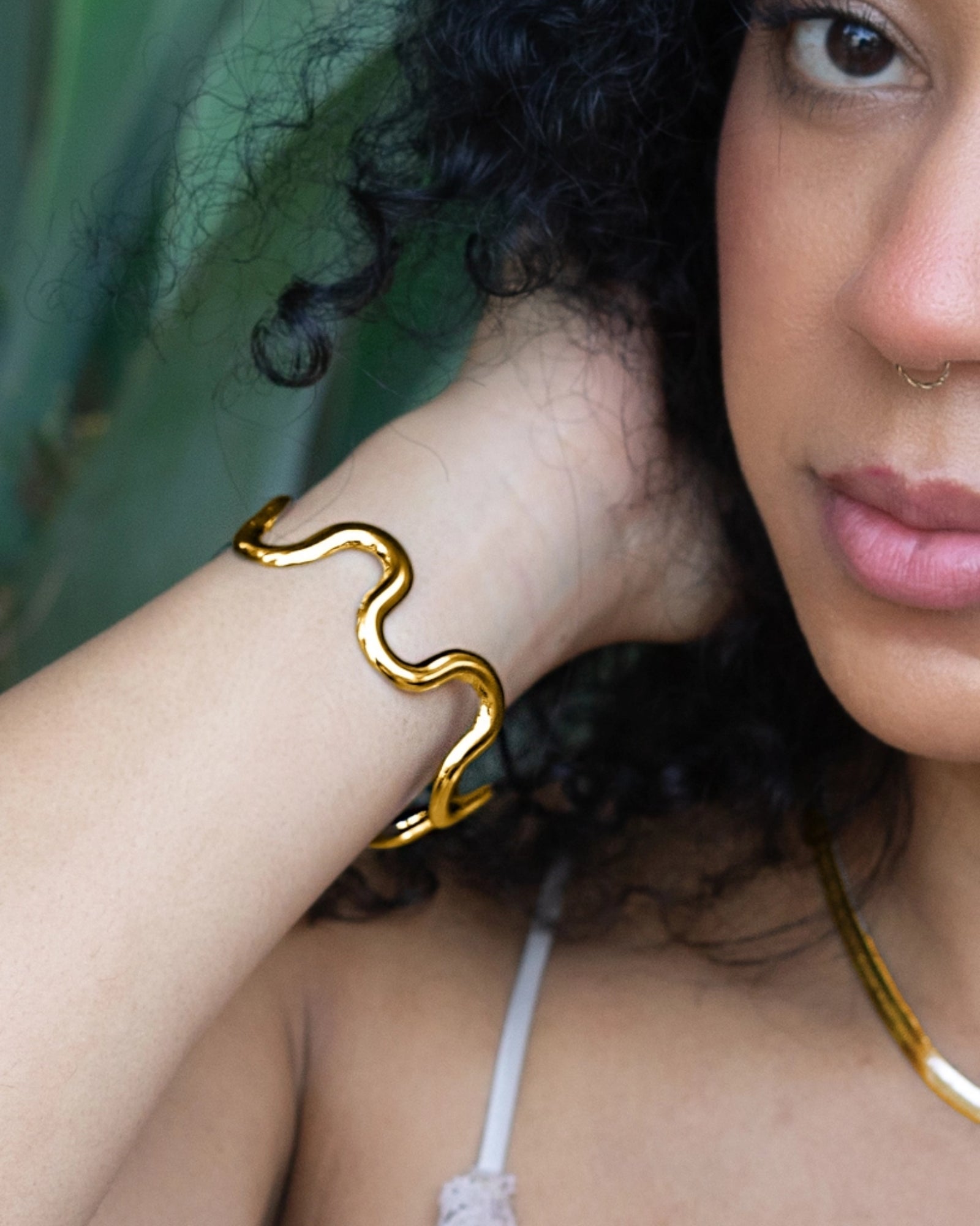 ALMA 18K GOLD PLATED CUFF