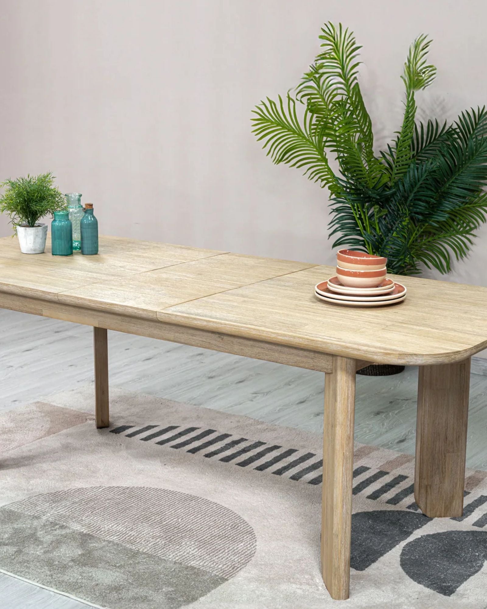 HARU EXTENSION DINING TABLE 70/102"