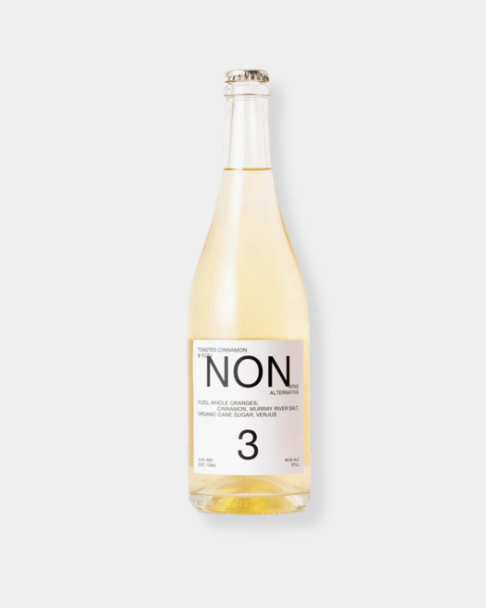 NON 3  - TOASTED CINNAMON & YUZU - 750ml