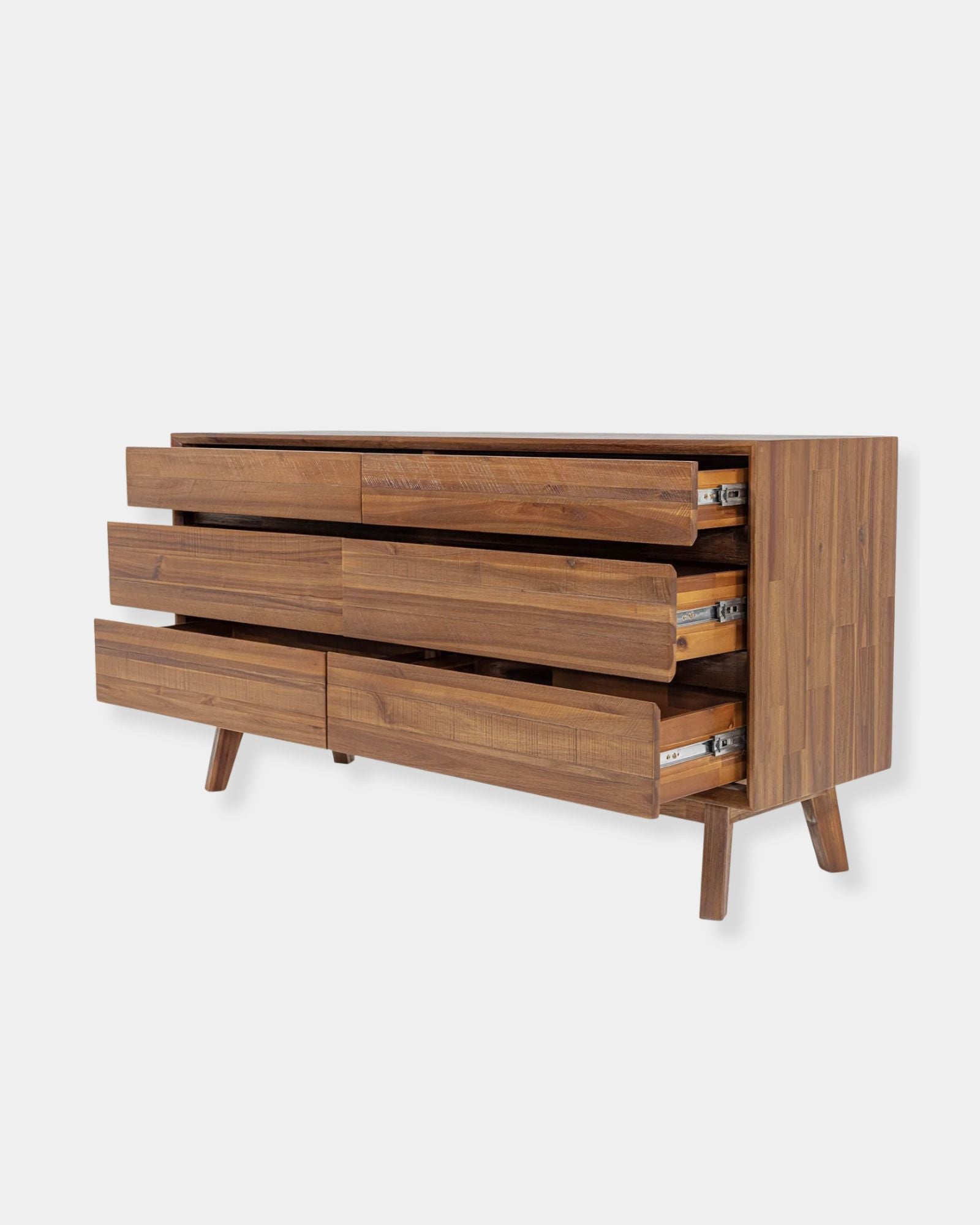 GIA 6-DRAWER DRESSER - WARM PECAN