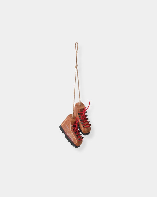 PINE WOOD HIKING BOOTS ORNAMENT