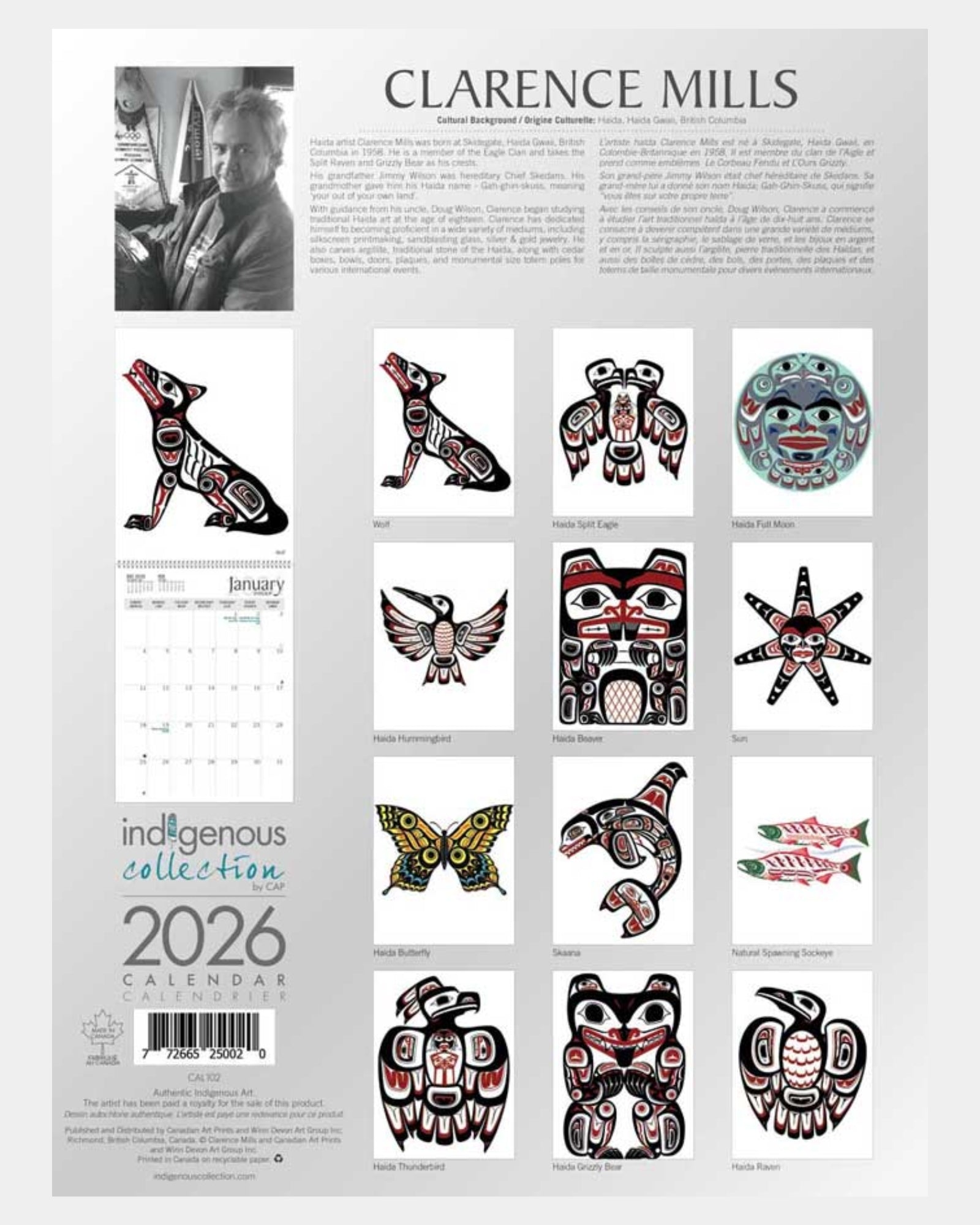 CLARENCE MILLS - 2026 CALENDAR