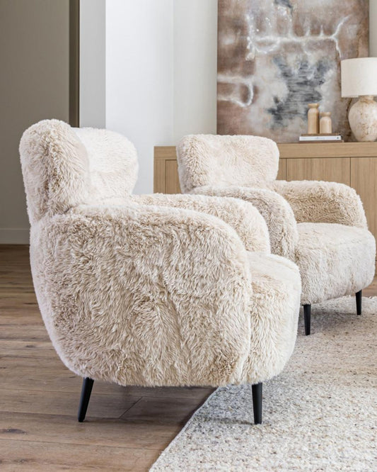 GINGER ACCENT CHAIR - DOWNY CREAM