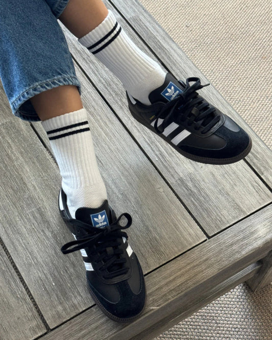 CLASSIC WHITE BOYFRIEND - SOCK