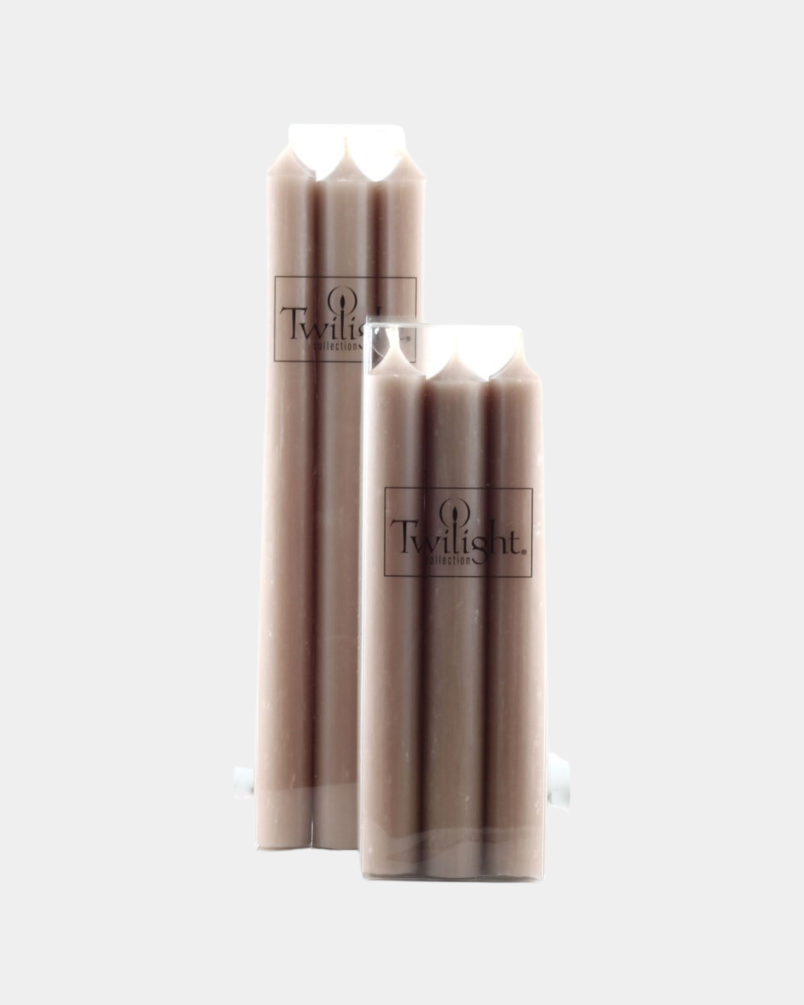TWILIGHT CANDLE 10" SET OF 6 - SAND