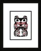 HAIDA GRIZZLY BEAR - 11x14 MATTED ART CARD