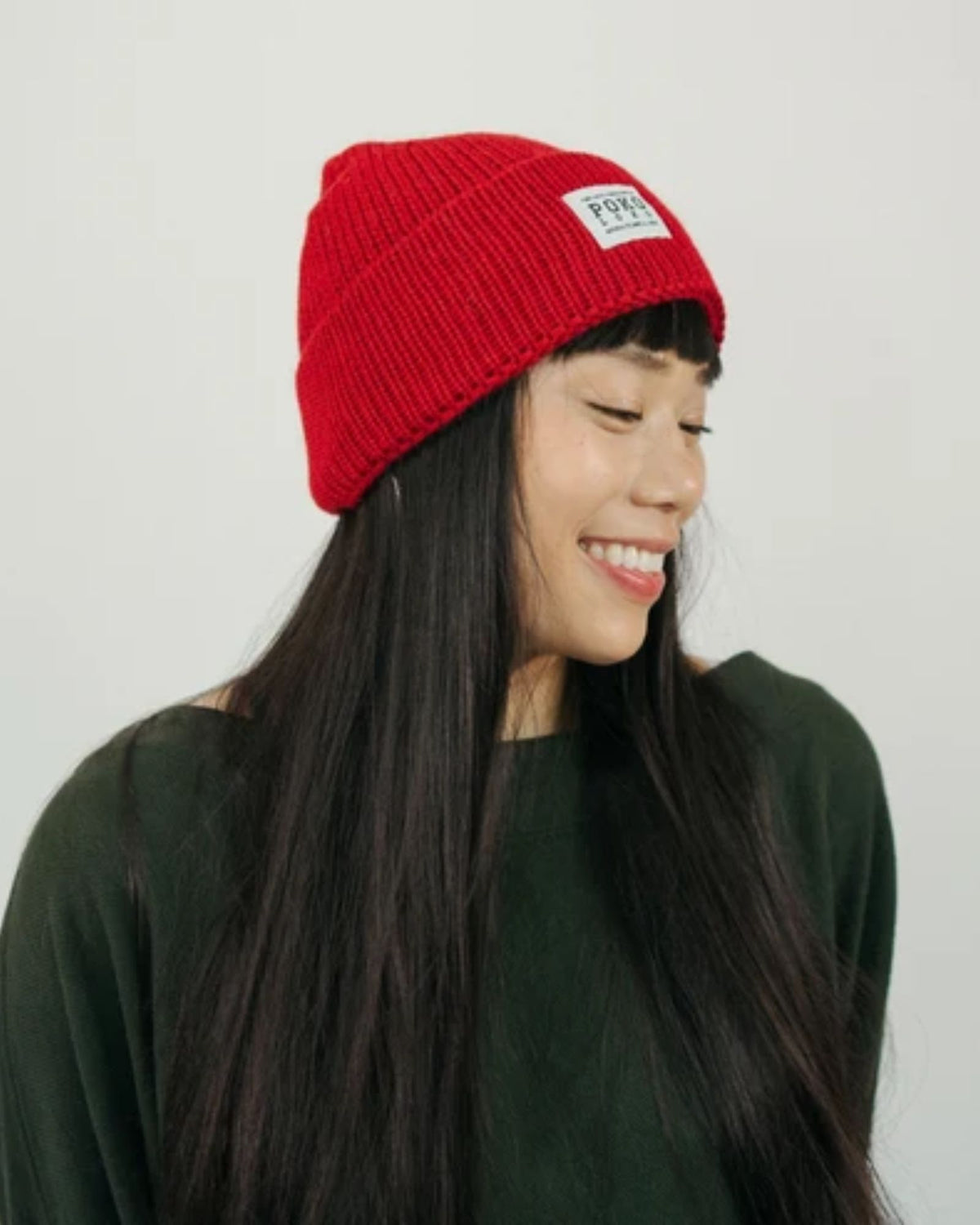 FISHERMAN ALPACA HAT - CHILI