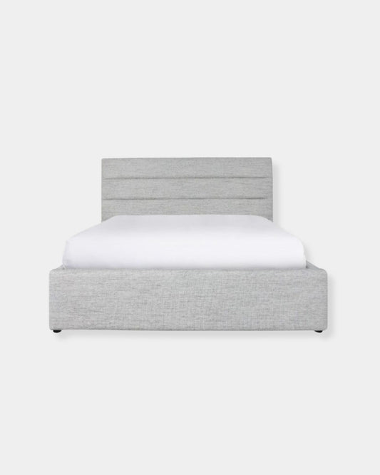 JUSTIN STORAGE BED - STONE