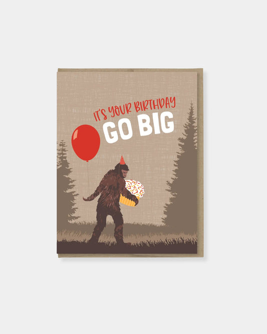 GO BIG BIRTHDAY - CARD