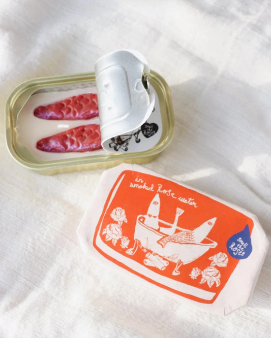 SMOKED ROSE WATER - TINNED FISH CANDLE