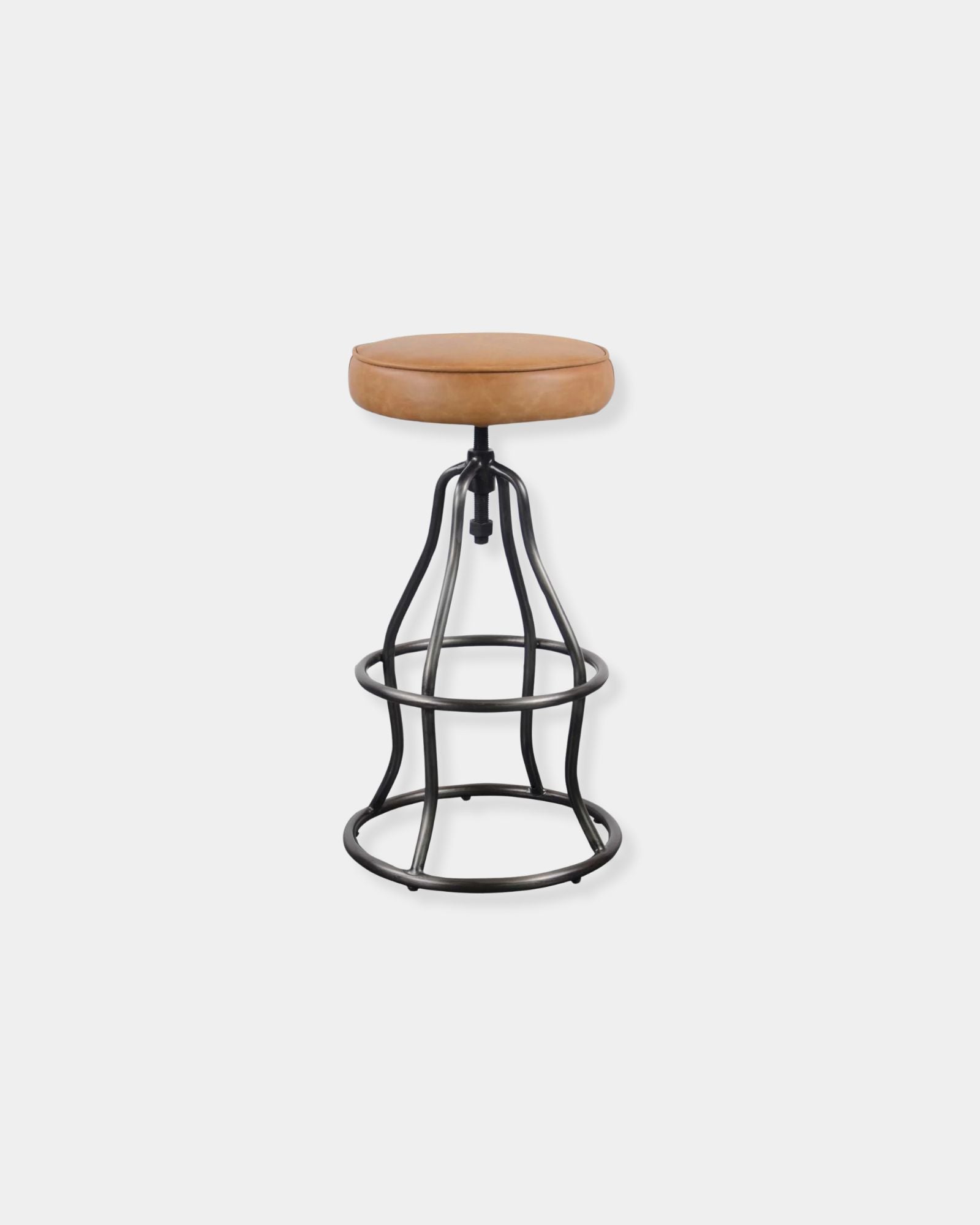 BOWIE BAR STOOL - COGNAC