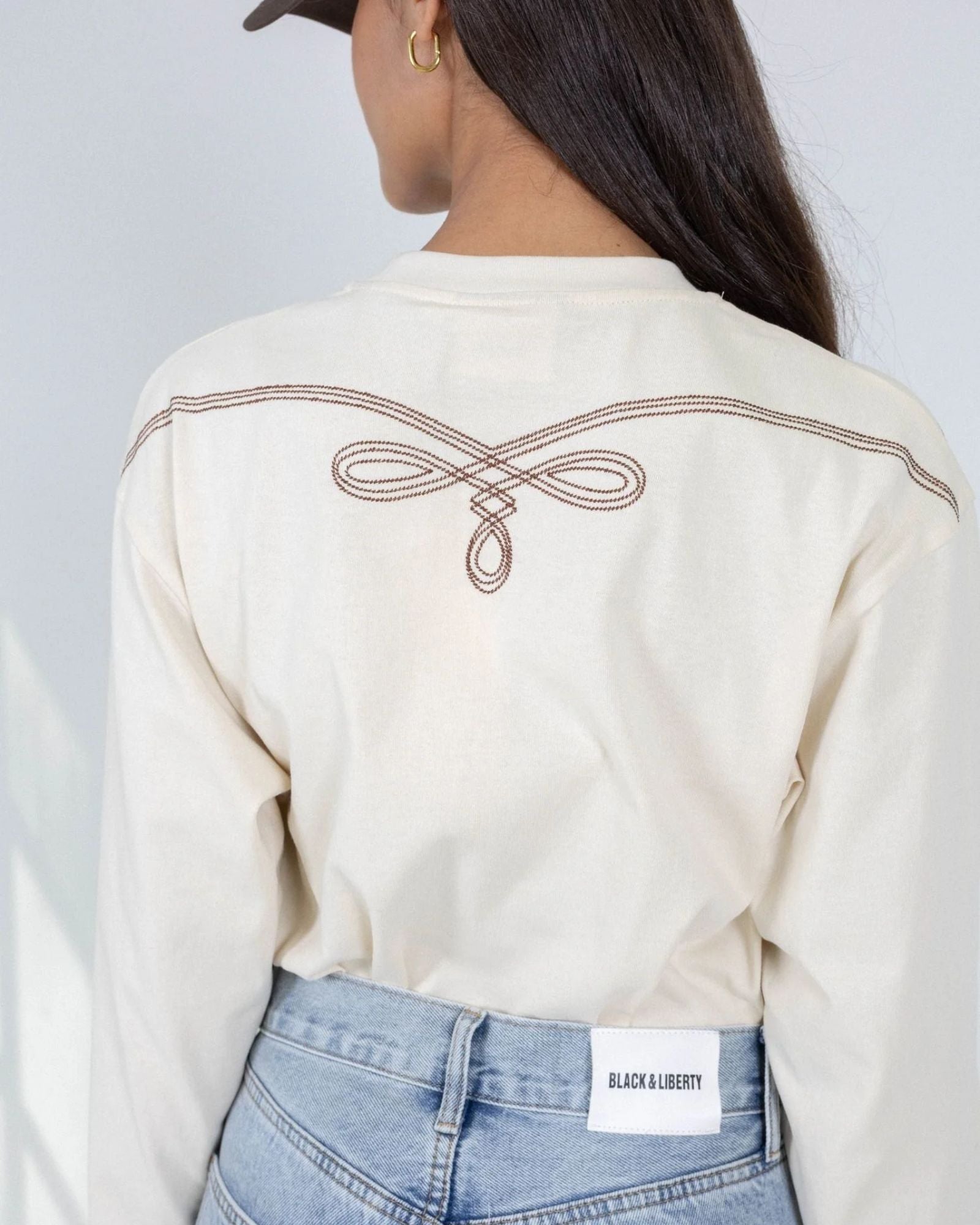 LASSO TOP WHITE