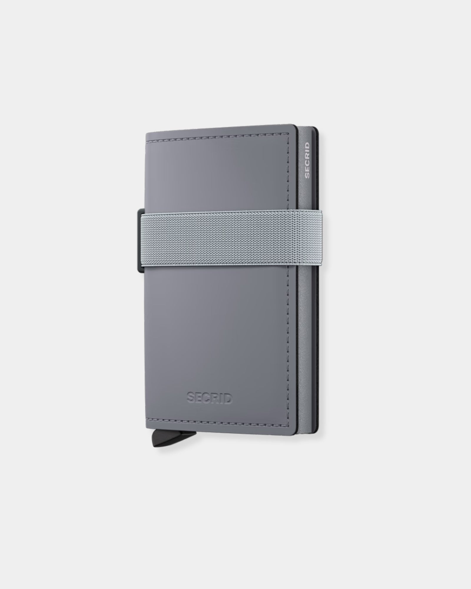 GREY GREY LEATHER MATTE - BANDWALLET