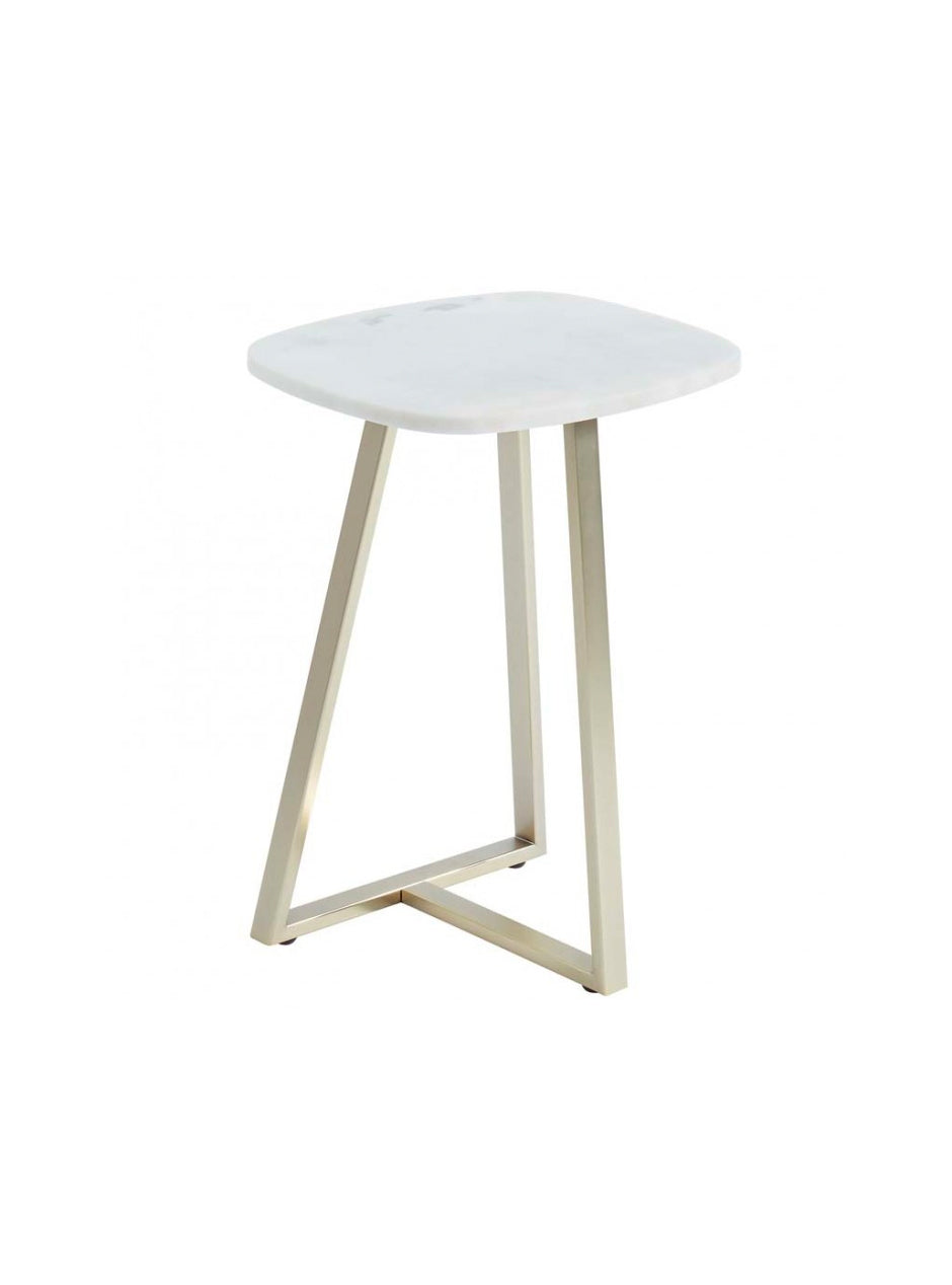ELLIS ACCENT TABLE- WHITE