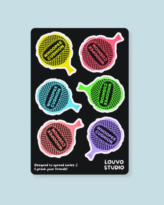 WHOOPEE CUSHION - STICKER SHEET