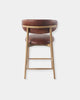 MILO LEATHER COUNTER STOOL - TOBACCO