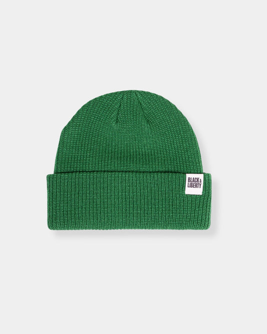 RIB KNIT BEANIE - MATCHA
