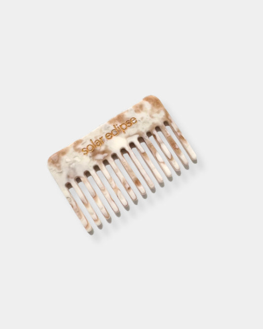 SEASHELL POCKET SIZE WIDE TOOTH - HAIR COMB