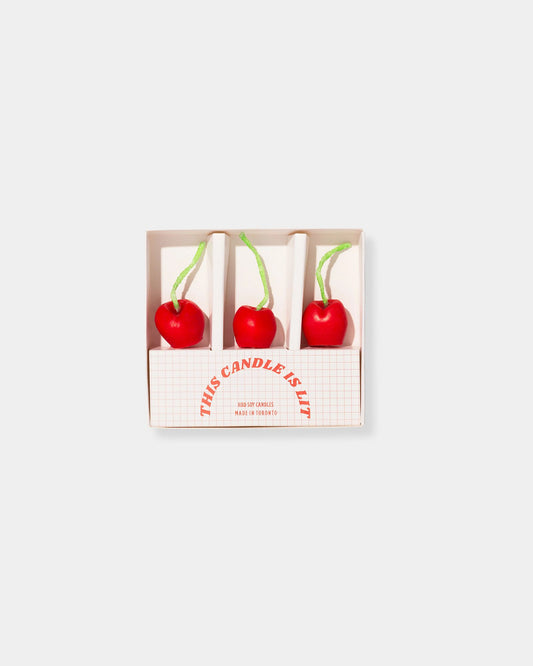 CHERRY BABY BIRTHDAY CANDLES